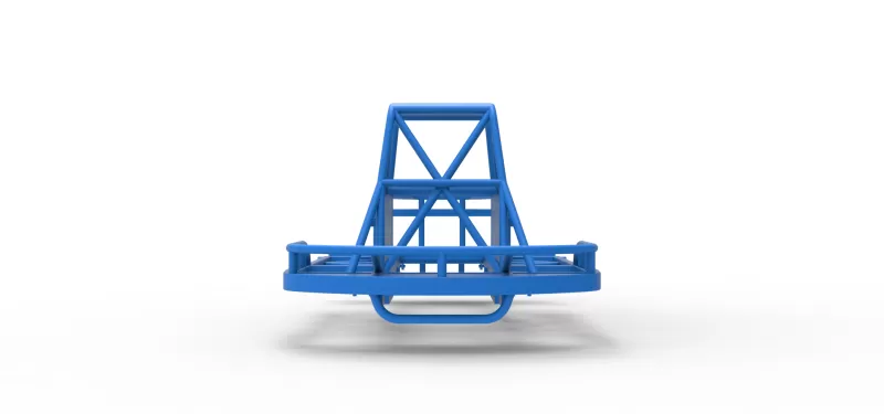 Frame of New Zealand Vintage Stock car Scale 1:25 - Model preview 12