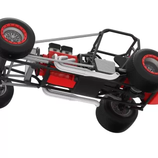 Dirt Silver Crown Champ car Base Scale 1:25 - Model thumbnail 3