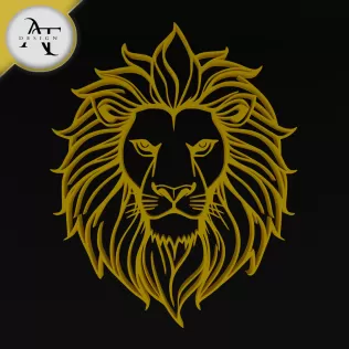Lion Head - 2D Wall Art Decor