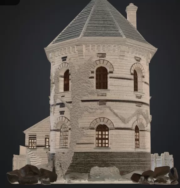 Wehrturm rund - Model preview 2