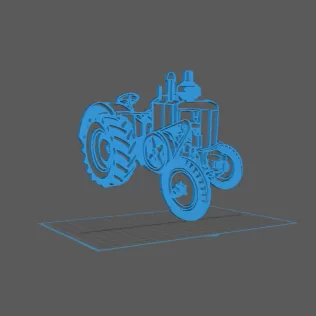 Tractor - Vierzon Wall Art - Model thumbnail 1