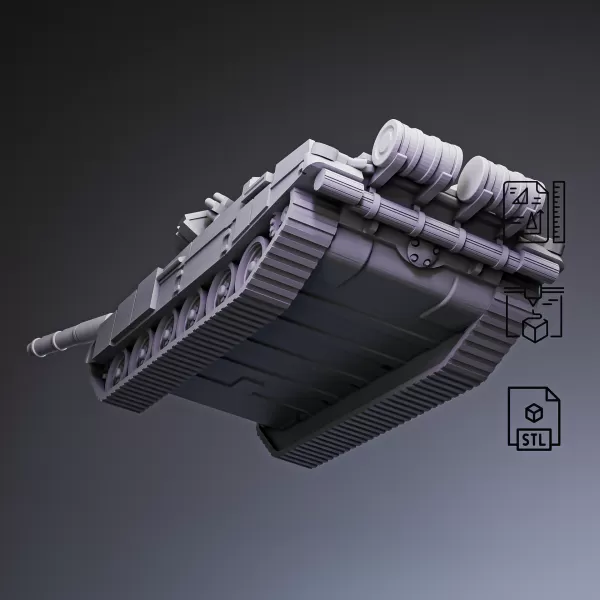 T-72 Main Battle Tank #RoZ - Model preview 8