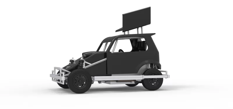 New Zealand Ministock car Version 3 Scale 1:25 - Model preview 2