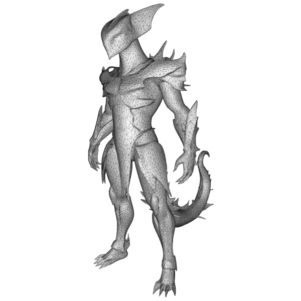 Fantasy Toy Character Collection Kitbash High-Poly 3D Model Set - Model preview 5