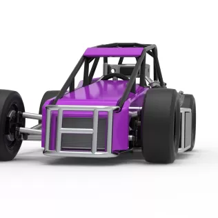 Three Quarter Midget Scale 1:25 - Model thumbnail 6