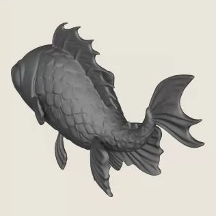 Fish 07 Print Ready 3D Model