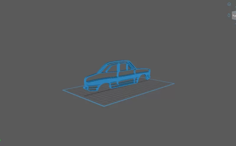 Ford - Escort RS 1600 Wall Art - Model preview 2