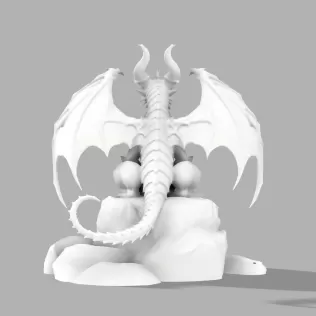 Complete Gothic Castle Set - 4 Towers + Dragon - Model thumbnail 10