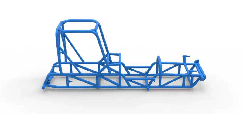 Frame of Dirt Silver Crown Champ car Version 2 Scale 1:25 - Model preview 14