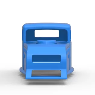 Shell of Canadian vintage modified stock car Scale 1:25 - Model thumbnail 5