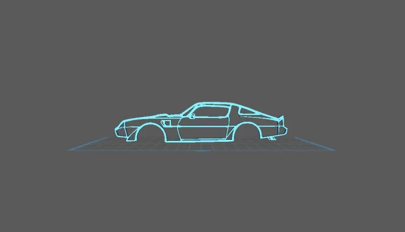 Pontiac - Transam Wall Art - Model preview 1