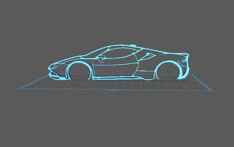 Ferrari - SF 90 Wall Art - Model preview 1