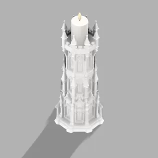 Gothic Candle Tower – Sentinel - Model thumbnail 4