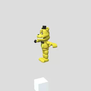 Golden Freddy - Model thumbnail 2