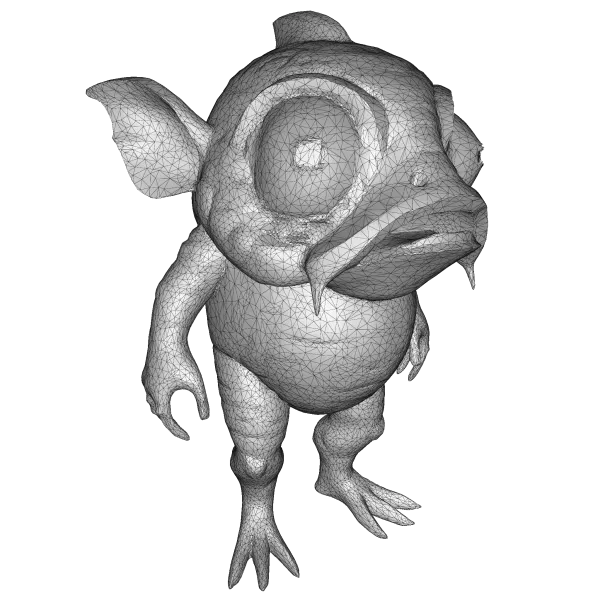 Oddball Creature Set – Fantasy Weirdlings Kitbash High-Poly 3D - Model preview 7