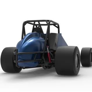 Vintage Pavement Silver Crown Car Scale 1:25 - Model thumbnail 19