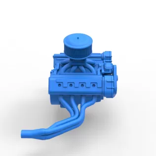 Engine of New Zealand Superstock car Scale 1:25 - Model thumbnail 17