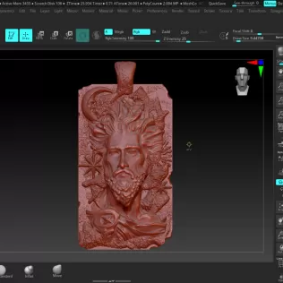 Sky Wanderer Pendant - Model thumbnail 2
