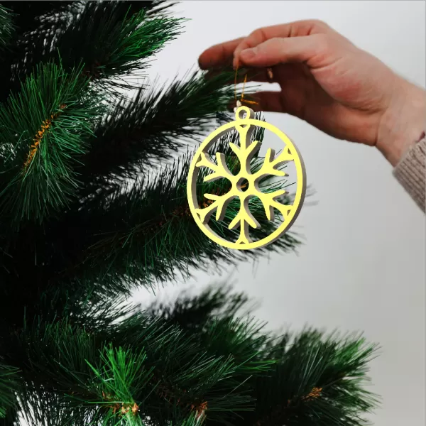 7 pcs. Christmas Ornaments, Mini Bundle Tree Decoration - Model preview 5