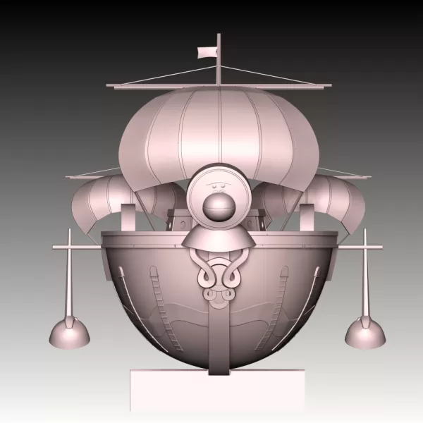 Utan Sonar - One Piece - Model preview 10