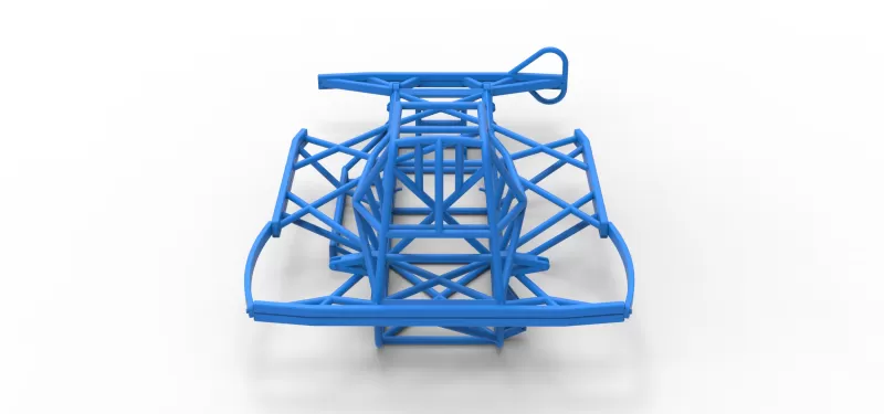 Frame of BriSCA Formula 2 Stock Car Scale 1:25 - Model preview 13
