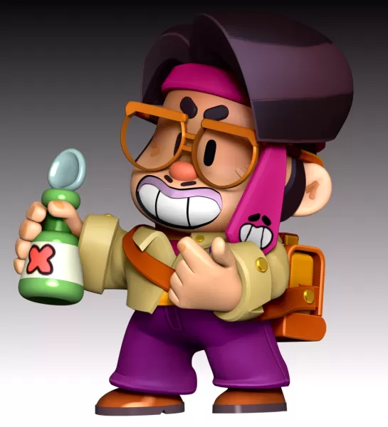 Jae-yong - Brawl Stars - Model preview 7
