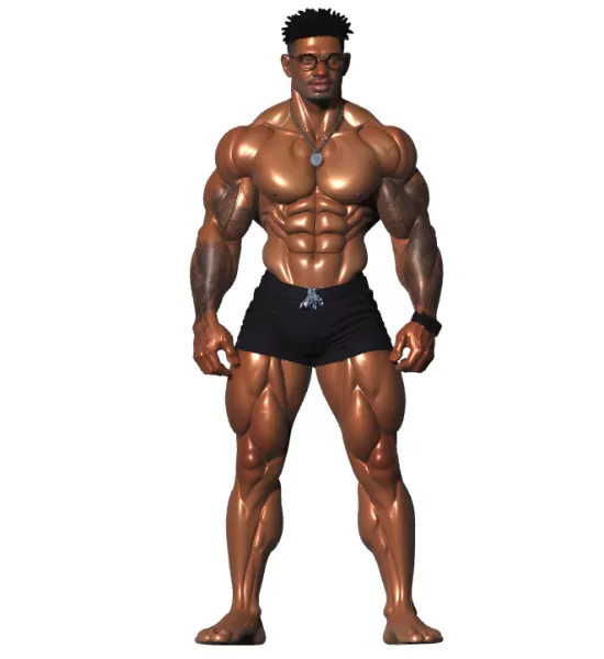 Strong Boy Muscle - Model preview 6