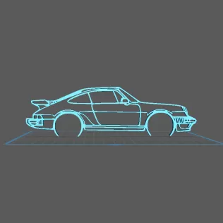 Porsche - 930 Turbo Wall Art