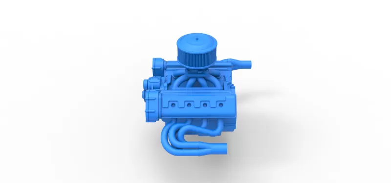 Engine of New Zealand Superstock car Scale 1:25 - Model preview 9