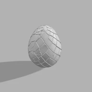 Dragon Egg Container - Fantasy Halloween Box - Model thumbnail 4