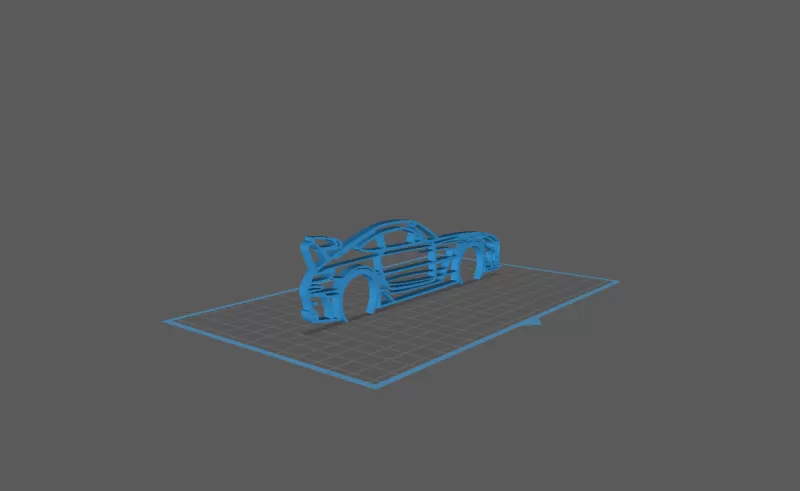 Mercedes - AMG GT Black Series Wall Art - Model preview 1