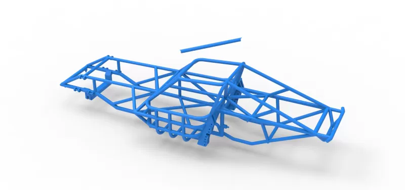 Frame of Super Dirt Late model Scale 1:25 - Model preview 18