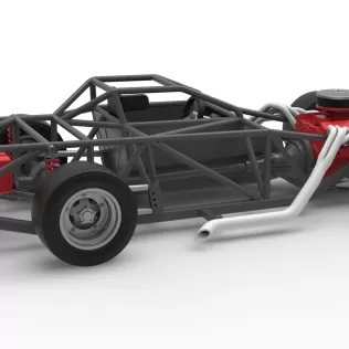 Vintage Asphalt Outlaw Super late model Base Scale 1:25 - Model thumbnail 19