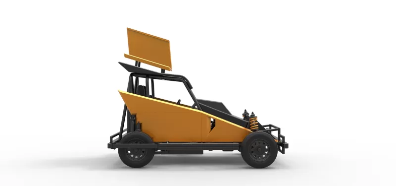 New Zealand Ministock car Version 2 Scale 1:25 - Model preview 19