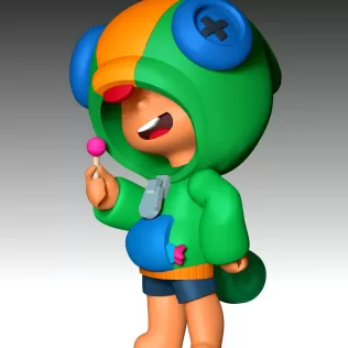 Leon - Brawl Stars - Model thumbnail 7
