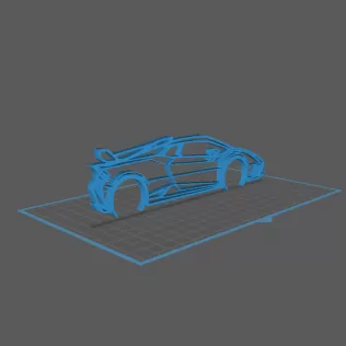 Lamborghini - Huracan STO Wall Art - Model thumbnail 1