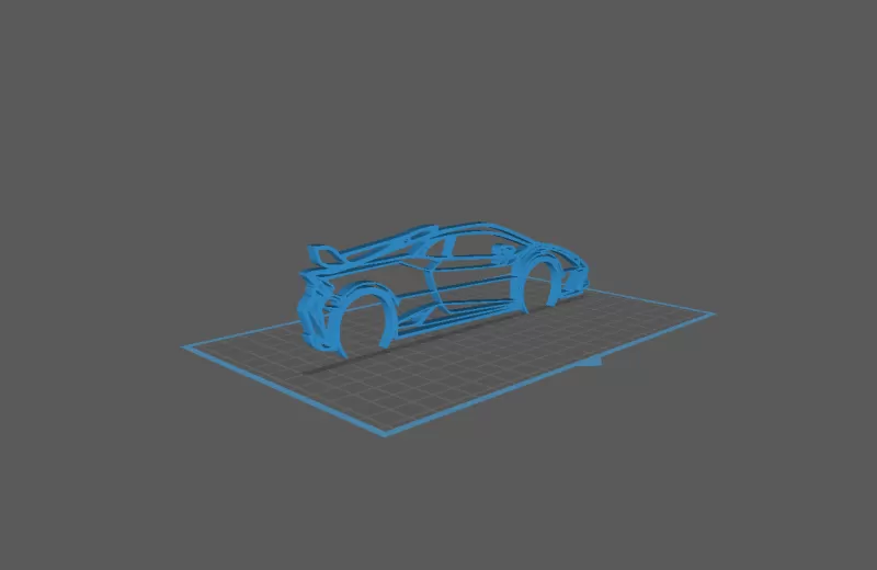 Lamborghini - Huracan STO Wall Art - Model preview 1