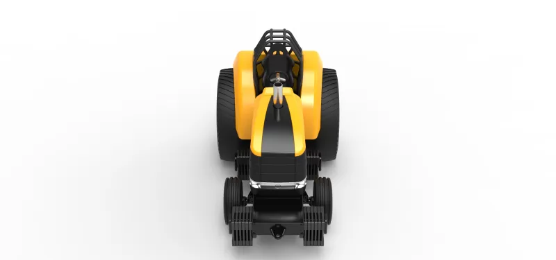 Fun short Pro Stock Pulling Tractor Version 5 Scale 1:25 - Model preview 6