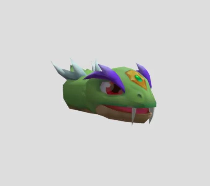 Snake Boss Dragon Land - Model preview 2