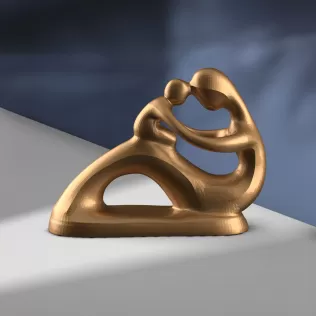 Mother’s Day Sculpture, 3D Mother and Child Decor, Mother's Day - Model thumbnail 1
