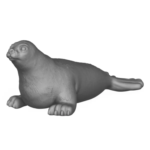 Seal Fish 3D Print Model - Model preview 1