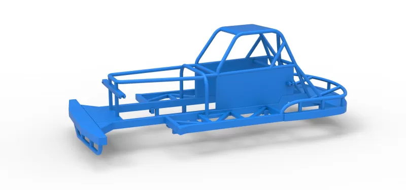 Frame of New Zealand Vintage Stock car Scale 1:25 - Model preview 1