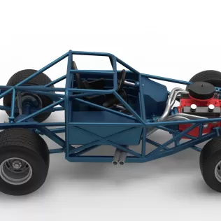 Vintage Dirt late model Race car Base Scale 1:25 - Model thumbnail 23