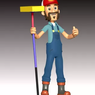 Farmer Al Fan Art - Model thumbnail 5