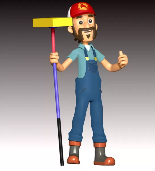 Farmer Al Fan Art - Model preview 5