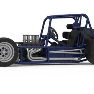 Pavement Silver Crown Car Base Version 2 Scale 1:25 - Model thumbnail 2