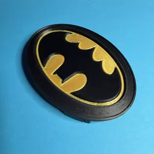 Batman Logo Snaplock Belt Buckle - Model thumbnail 4