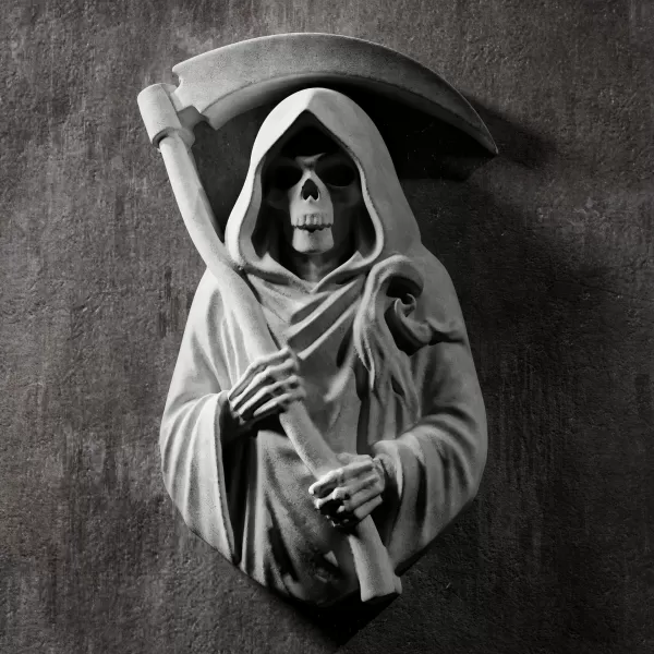 Grim Reaper Bust Relief #RoZ - Model preview 9