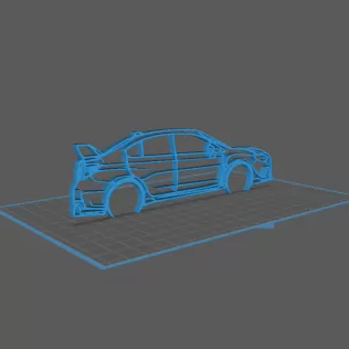 Subaru - WRX STI 2015 Wall Art - Model thumbnail 1