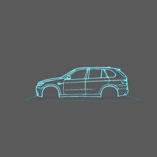 BMW - X5 E70 2010 Wall Art